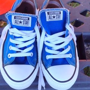 Blue converse all-star sneakers